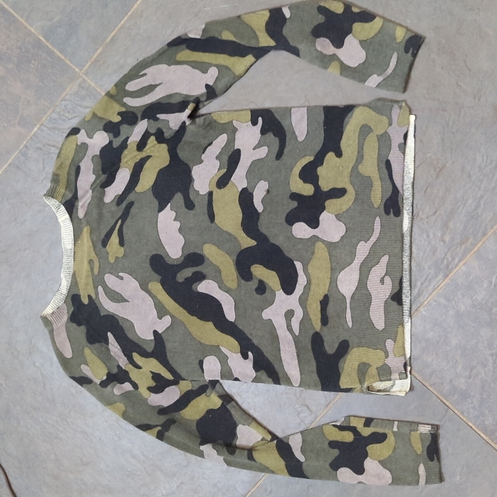 Cashmere Camo Sweater